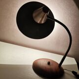 Design desk lamp with conical lampshade 1970