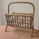 Mid century bamboo magazine rack, 1960s
