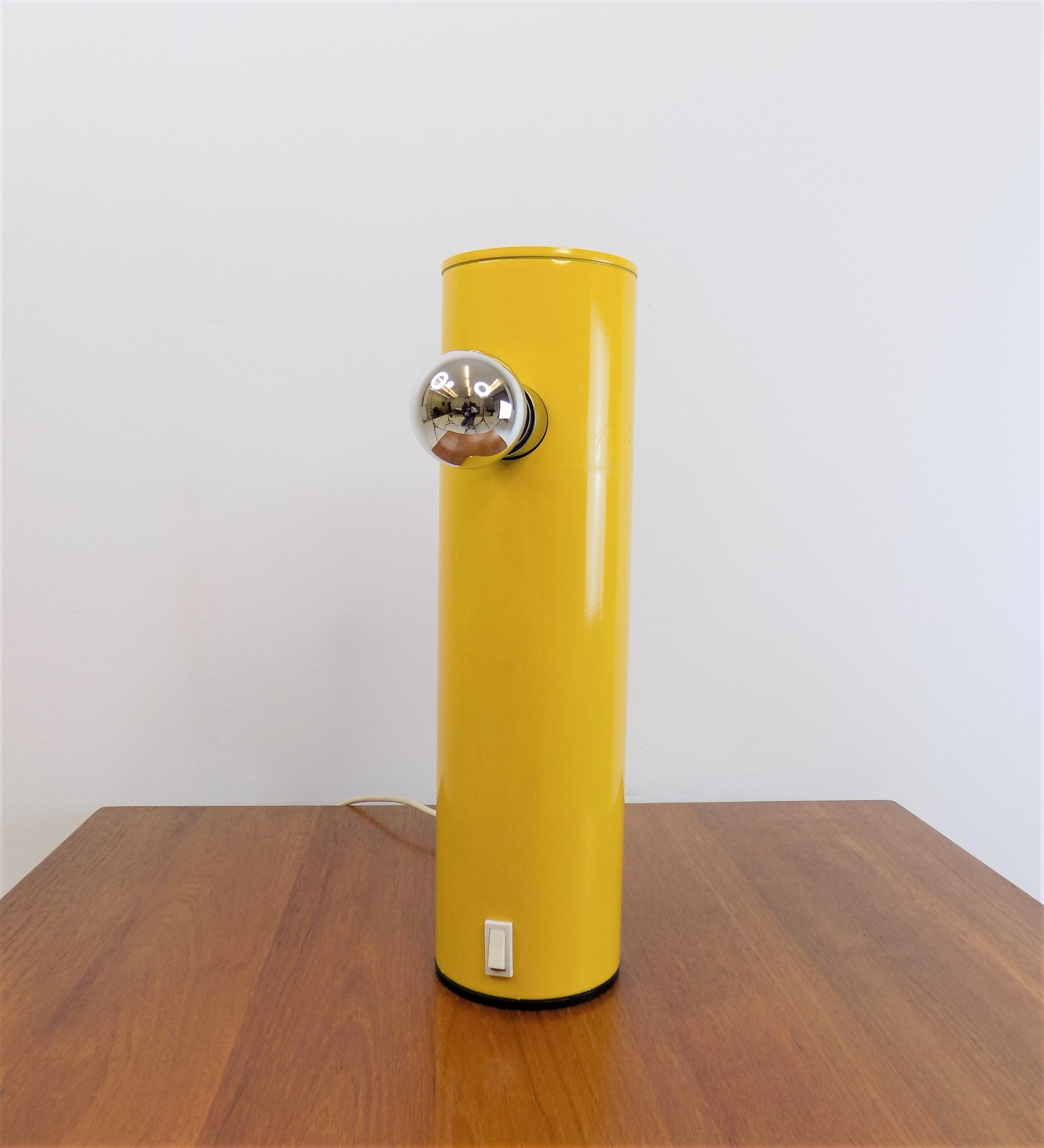 Hillebrand table lamp Cylinder 70s