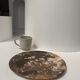 Dish in petrified wood
