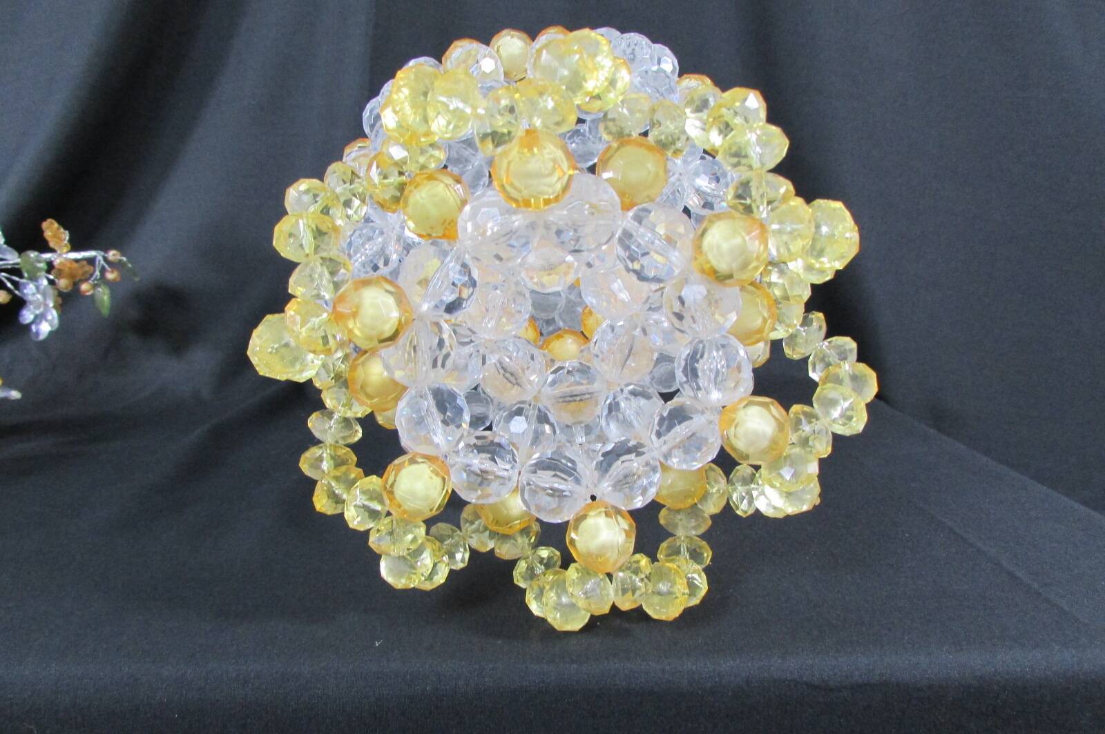 Pearl vase and bouquet, unique piece