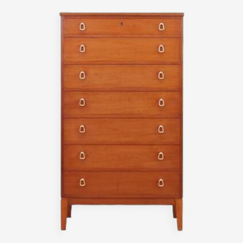 Mahogany chest of drawers, Danish design, 1970s, production: Denmark