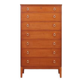 Mahogany chest of drawers, Danish design, 1970s, production: Denmark