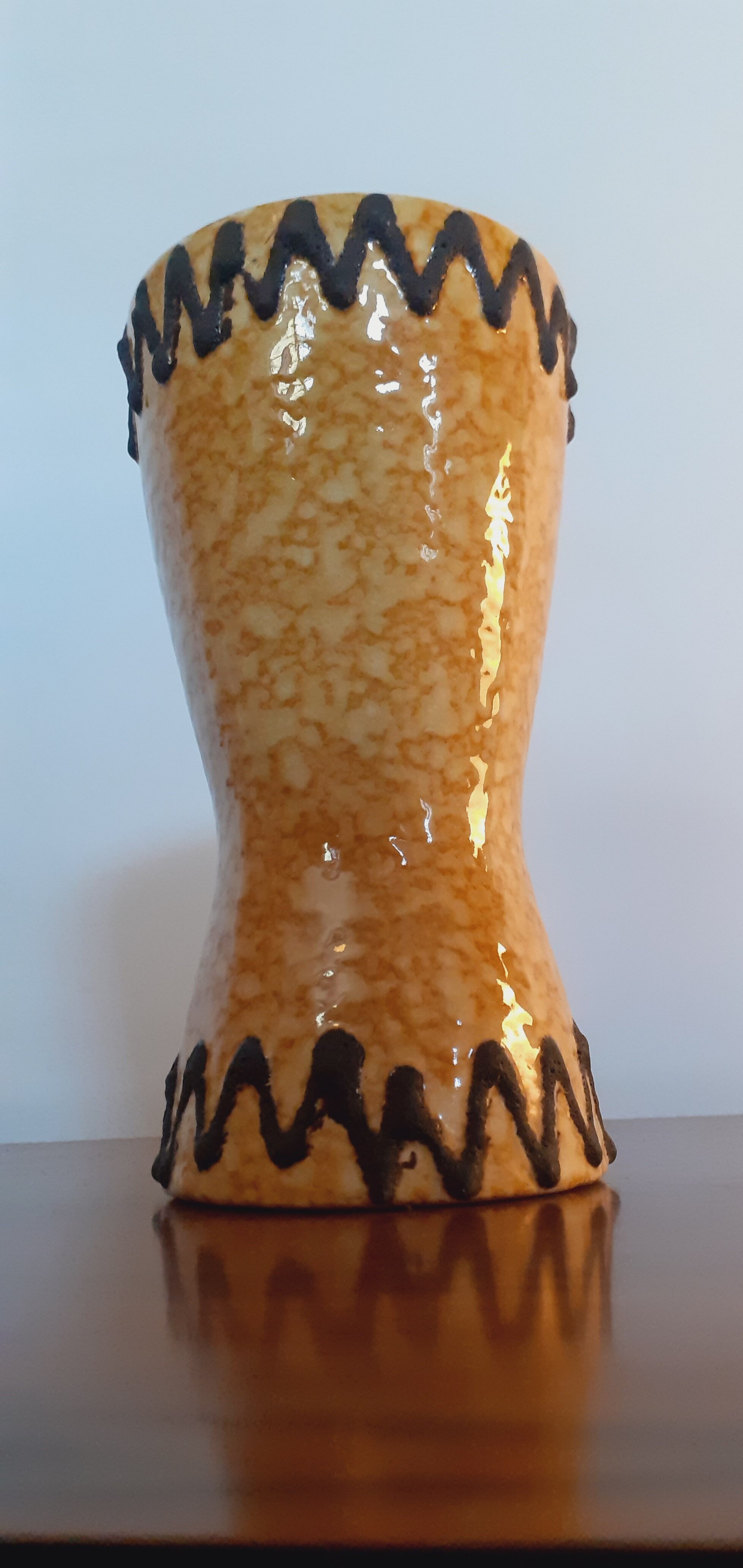 Diabolo vase year 50 ceramic