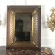 Mirror in metal and copper, dated around 1970 - 52 cm x 33 cm