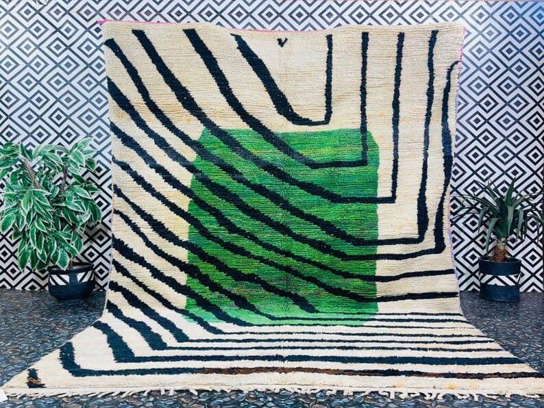 Colorful Berber rug for decoration