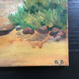 Tableau rivière en automne