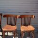 Lot of 6 vintage bistro chairs
