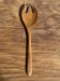 Salad server or teak spoon fork L28 D6x8