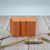 Orange-interlocking Amadeus salt and pepper shaker