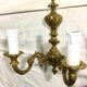 Paire d’appliques Bronze 2 lumières style Louis XV