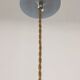 Italian Orange Acrylic Glass Pendant Lamp, 1970s