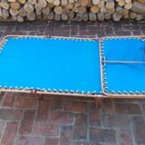 Vintage camp bed trigano