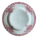 Antique serving platter in Saint-Amand earthenware (Nord)