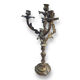 Candélabre en bronze doré