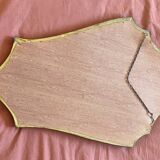 Louis XV shell beaded mirror