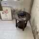 Dudouyt brutalist side table