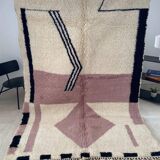 Tapis en laine pure naturelle fait main taille 150 x 250 cm