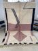 Handmade natural pure wool rug size 150 x 250 cm