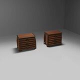 Set of Walnut Cabinets by Mobil Girgi