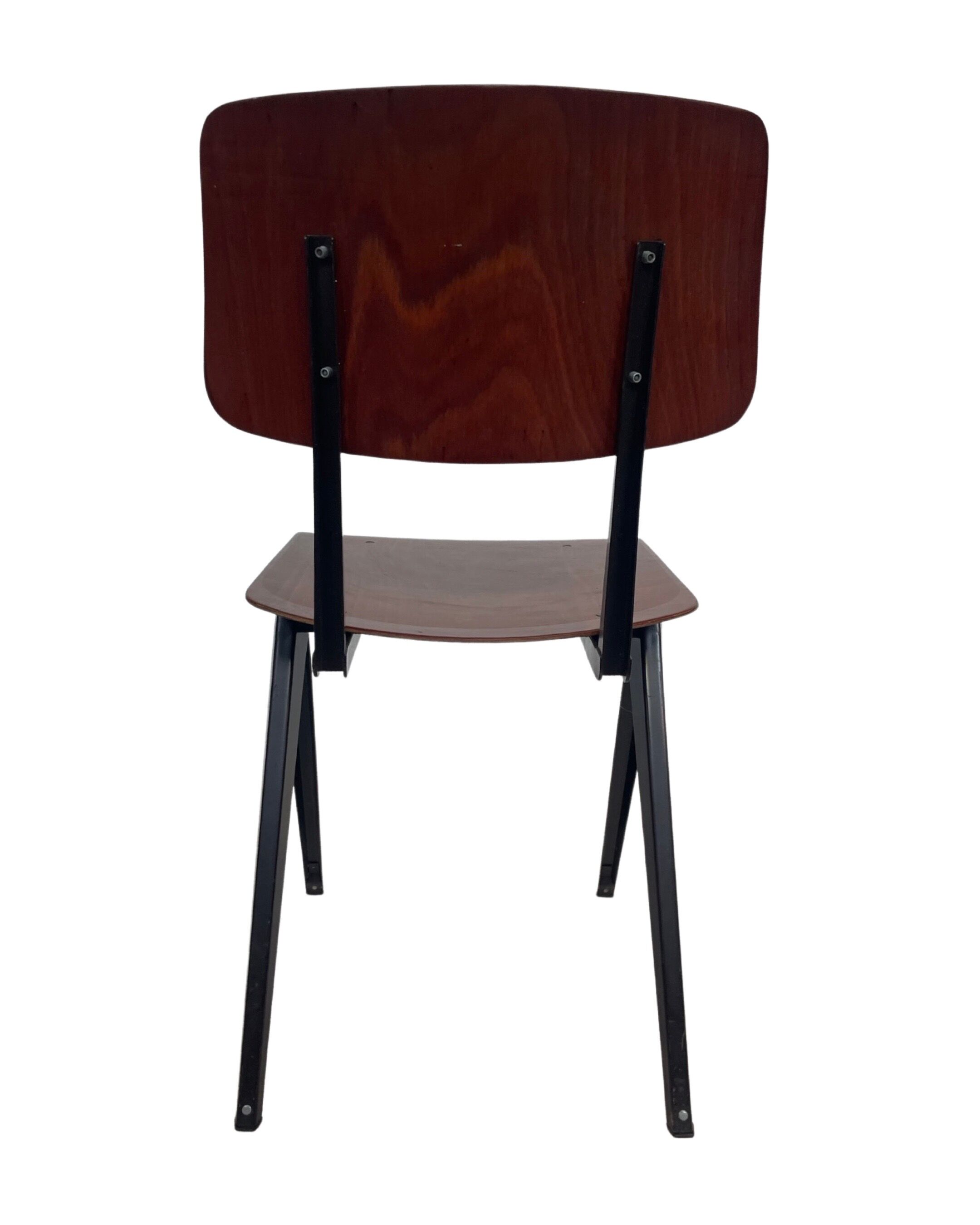Industrial chair Galvanitas S16 Pagholz Netherlands 60's Design