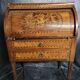 Vintage cylinder desk Louix XVI