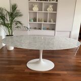 Marble tulip table
