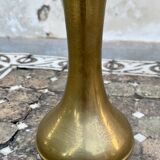 Vintage handcrafted brass vase