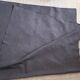 Nappe de campagne en lin lourd gris foncé