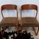 6 chairs Baumann vintage sled