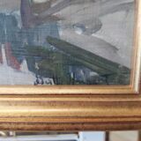Marine oil on canvas signed