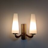 Brass wall light