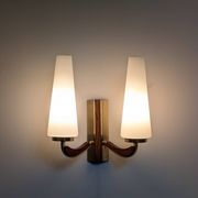 Brass wall light