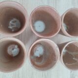 Set of 6 stoneware cups