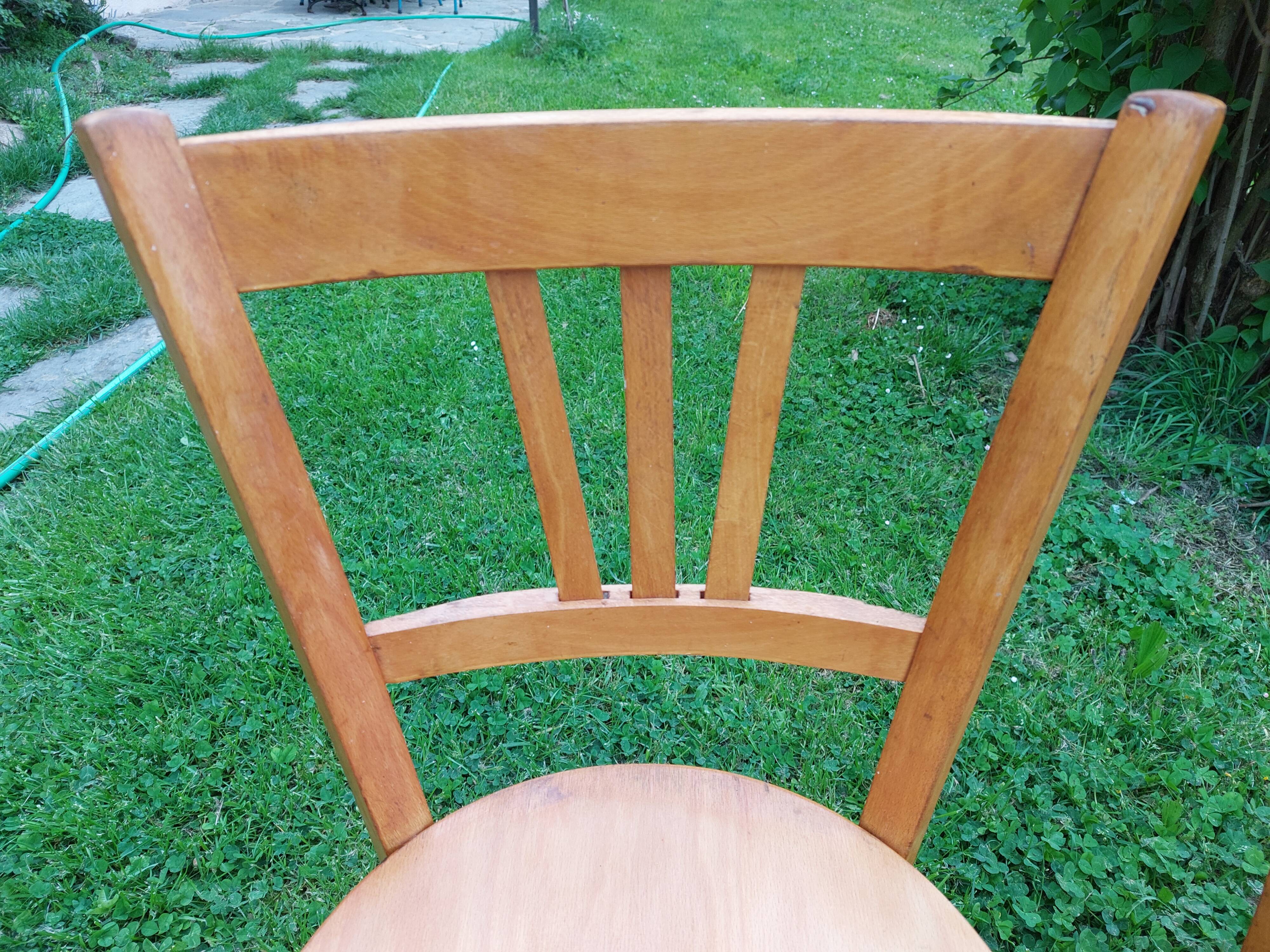 6 sanded bistro chairs