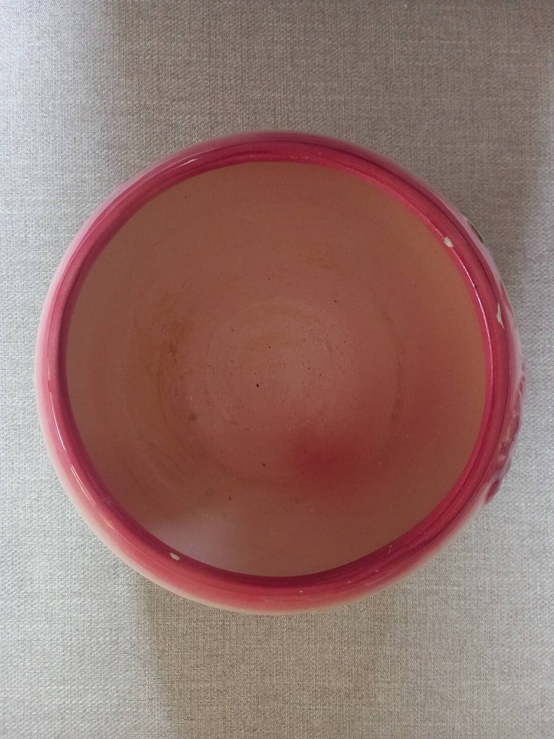 Delphin Massier earthenware cache pot