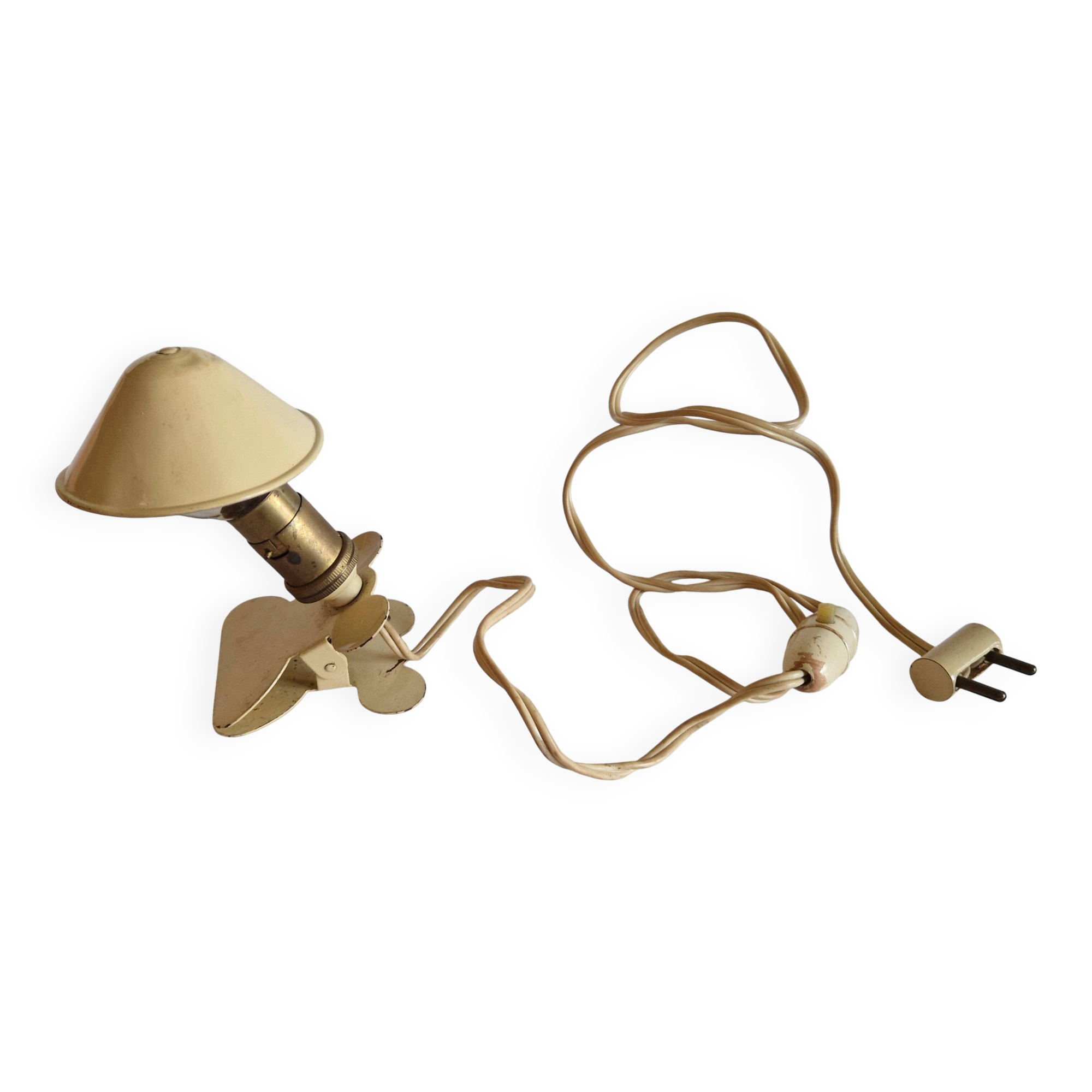 1960s mushroom clip-on spotlight