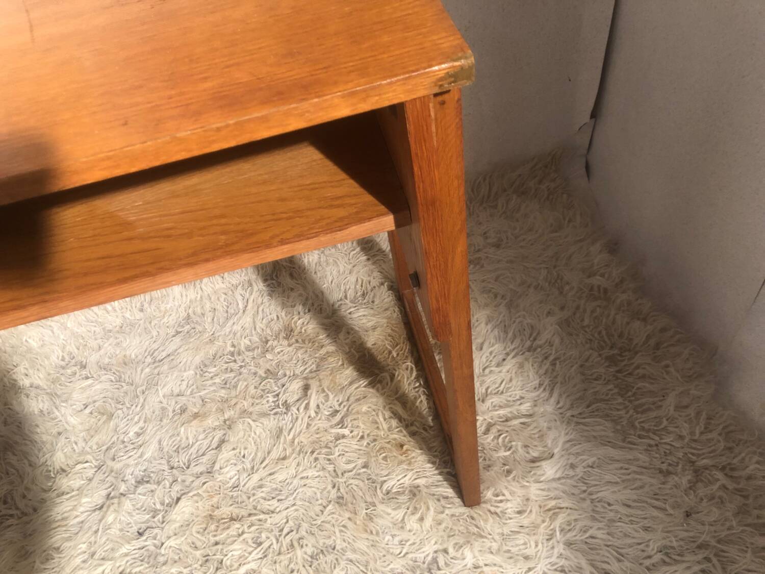 1950s sled foot desk