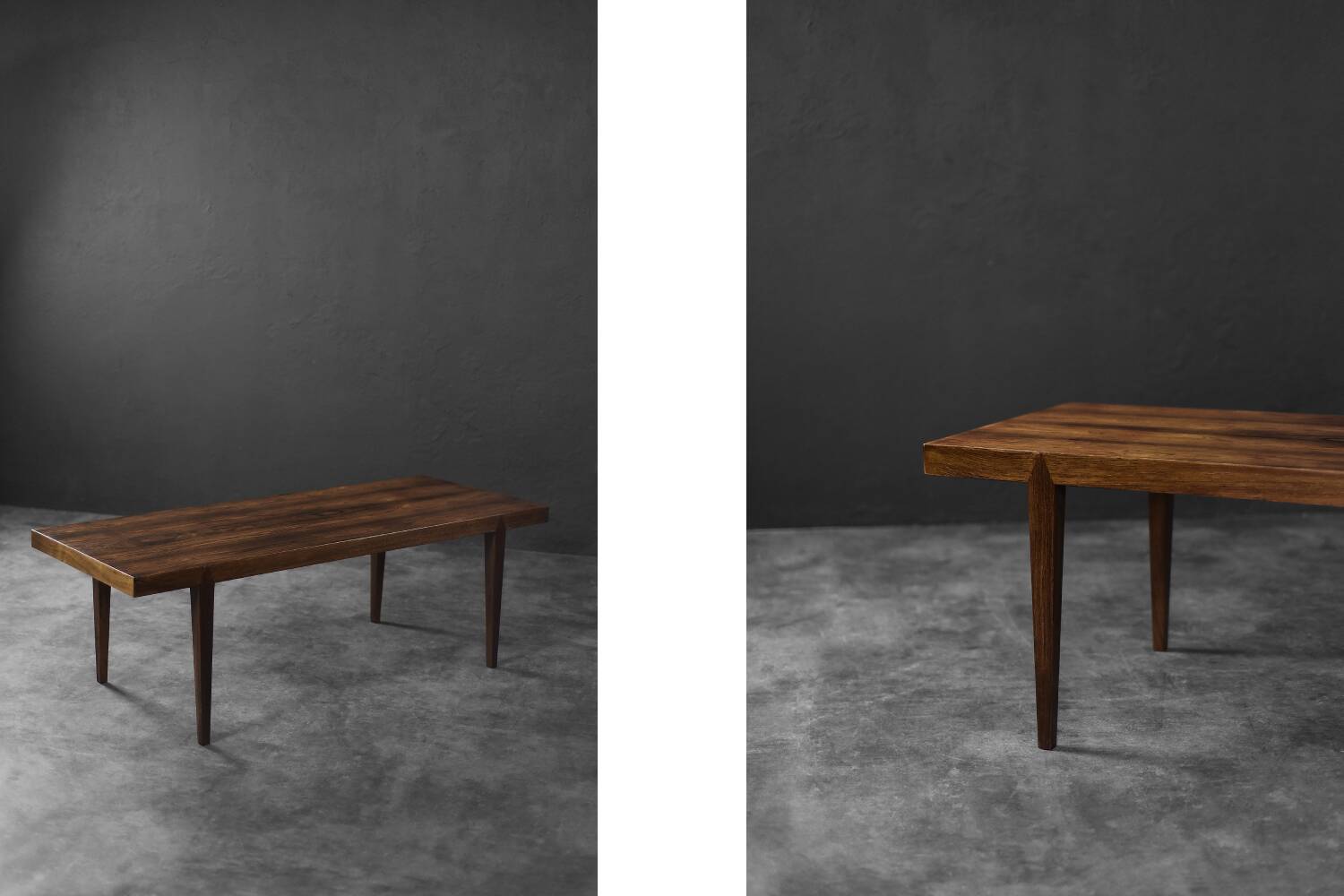 Vintage Mid-Century Danish Rosewood Coffee Table by Severin Hansen