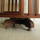 Old pivoting bookcase 3 shelves vintage furniture old furniture