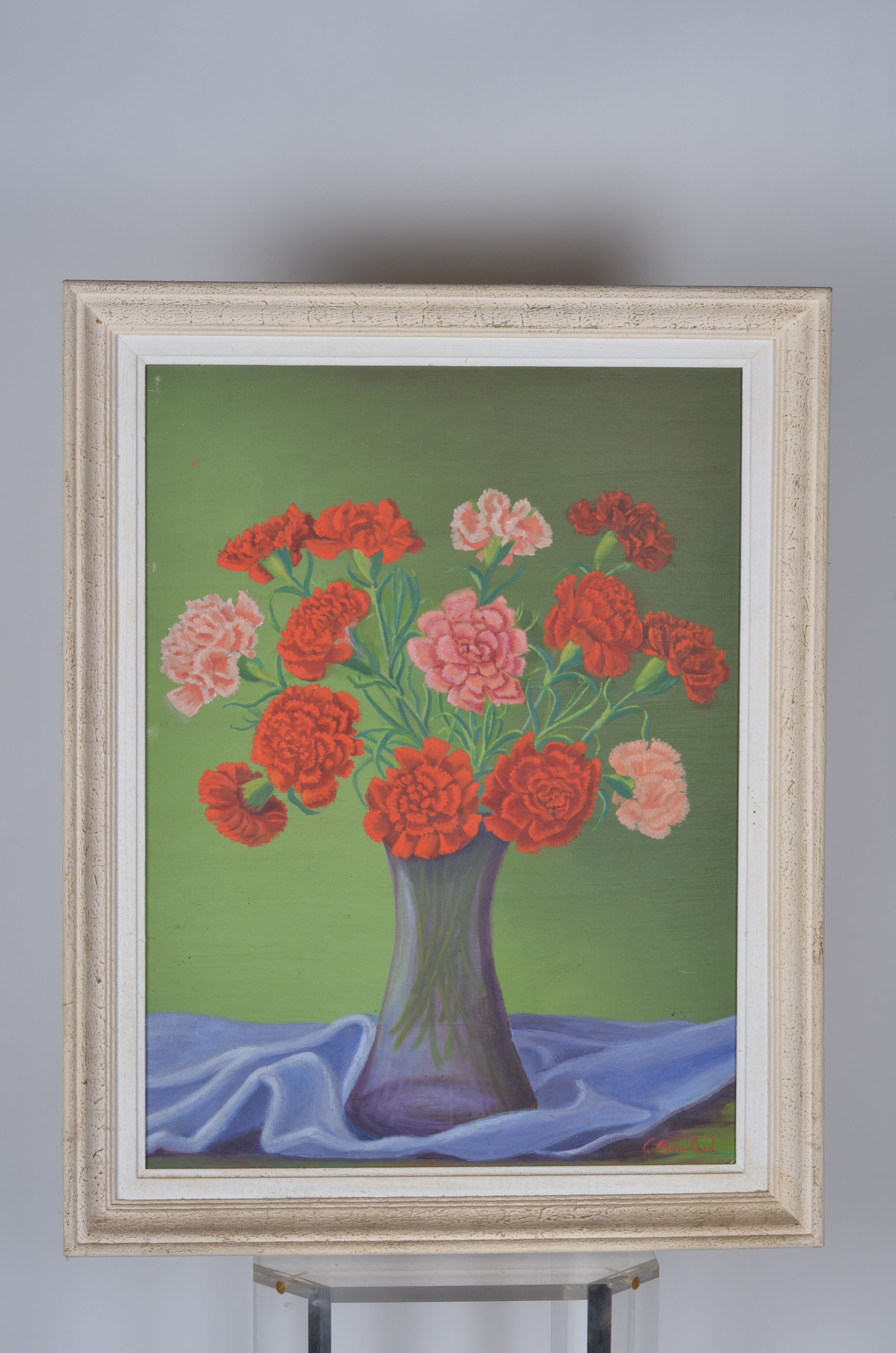 Still life bouquet of carnations