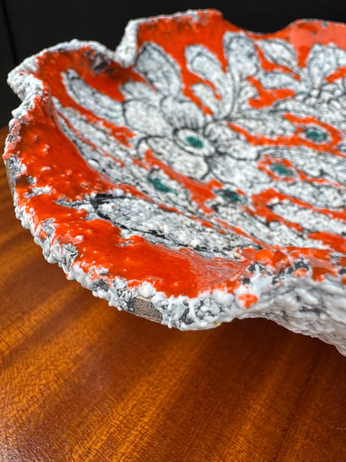 Ceramic pocket dish Vallauris 1960s