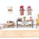 3x13 pale pink & orange turkish runner rug 82x403cm
