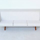 Illum Wikkelso model ML-140 three-seater sofa Laursen Denmark 1960