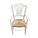 Straw armchair