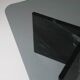 Black veined marble coffee table with smoked glass top, Italy 1970