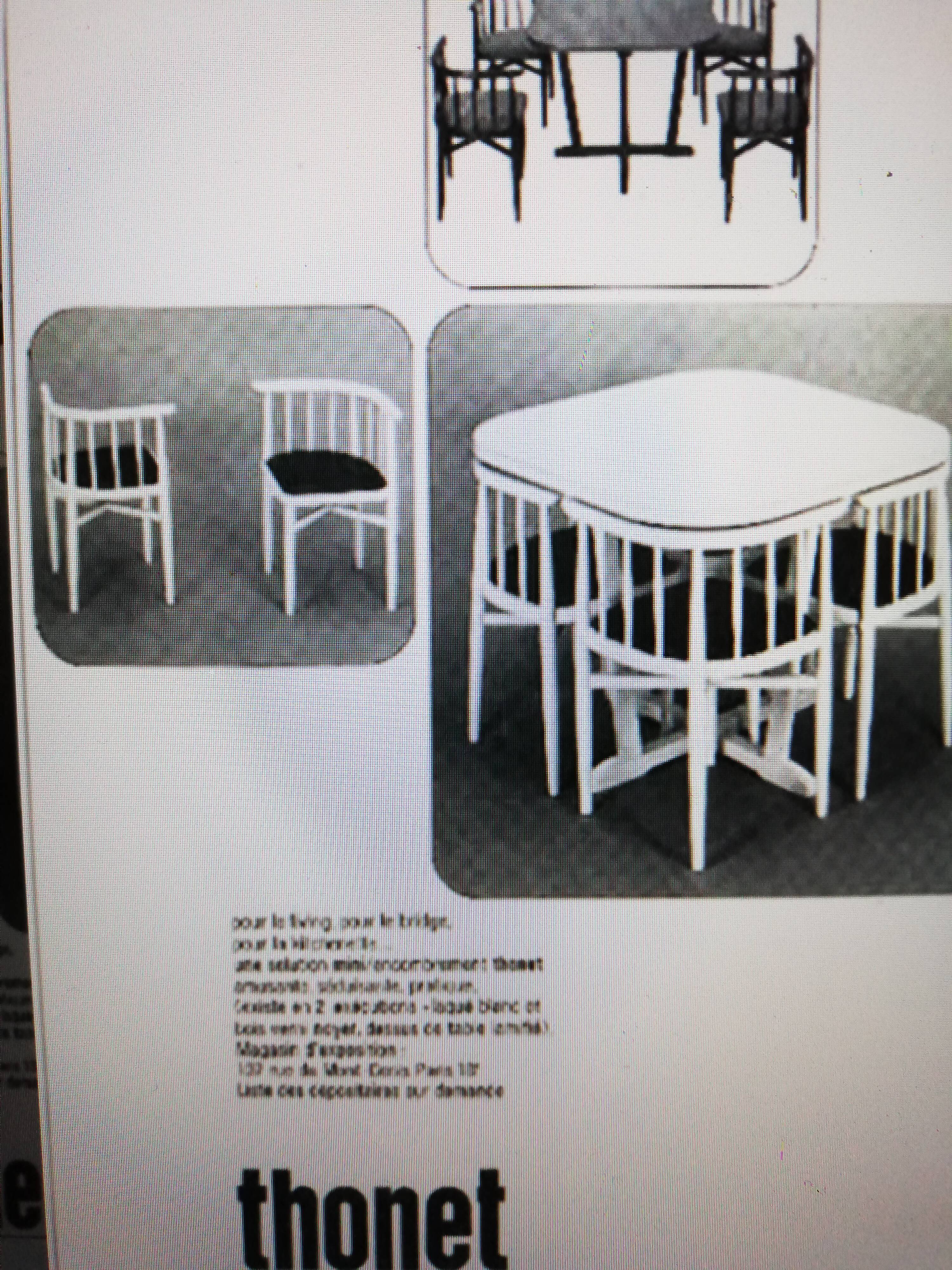 Thonet corner chairs