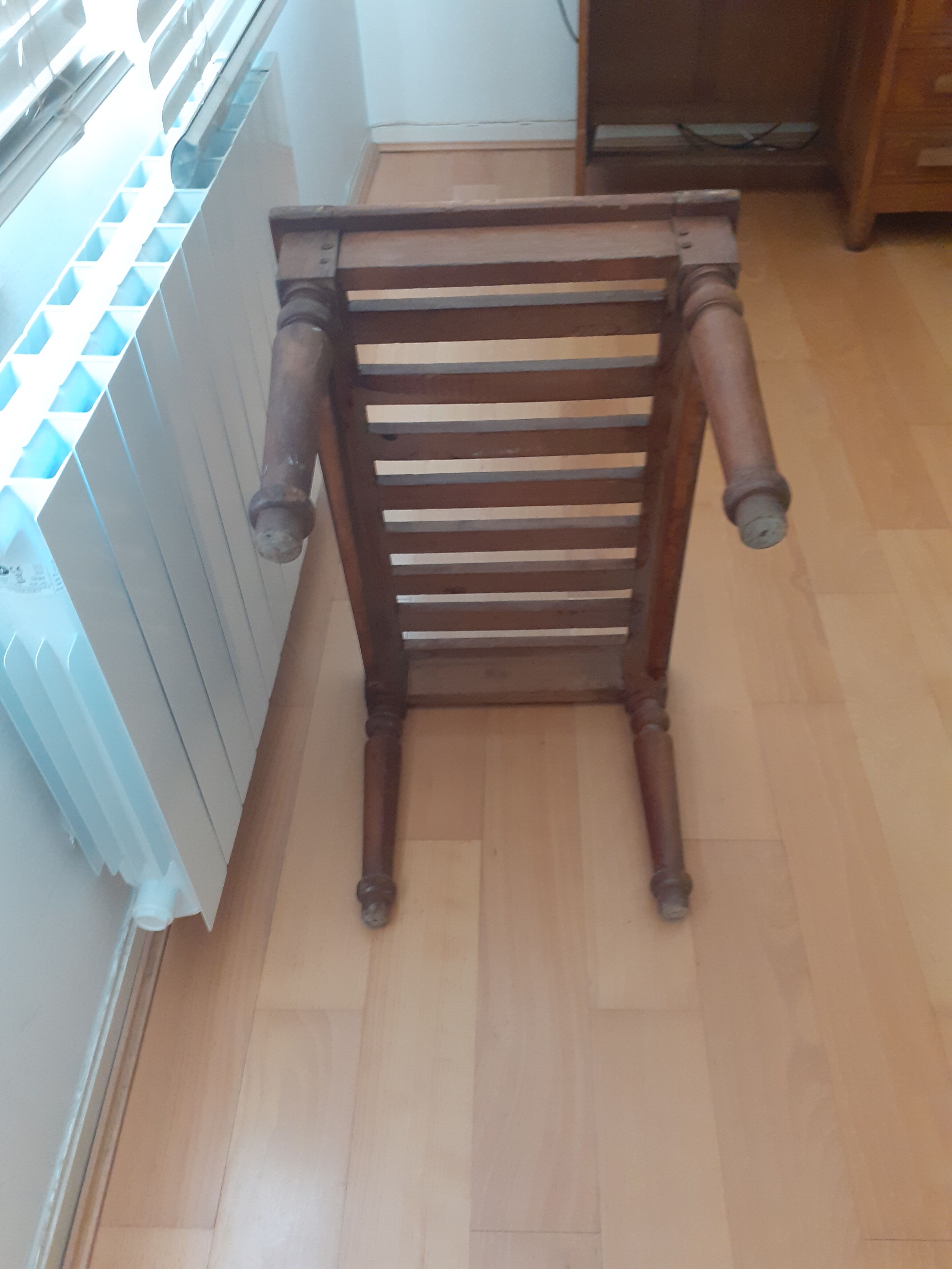 Wooden bench or luggage rack - vintage