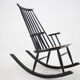 1960s Varjosen Puunjalostus Beech Rocking Chair, Finland