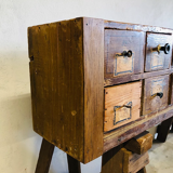 Workshop chest of drawers with authentic drawers